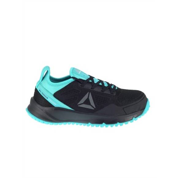 NEW REEBOK women's all terrain trail running work shoes - medium width in black - Picture 2 of 3
